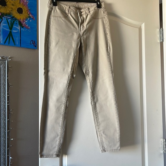 used Khaki jeggings - Picture 1 of 2